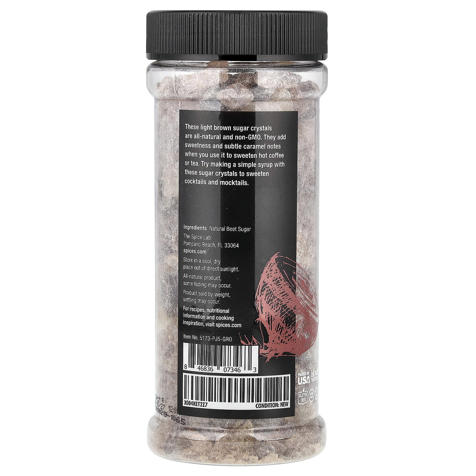 The Spice Lab, Belgian Rock Sugar, 10 oz (283 g) - Image 2