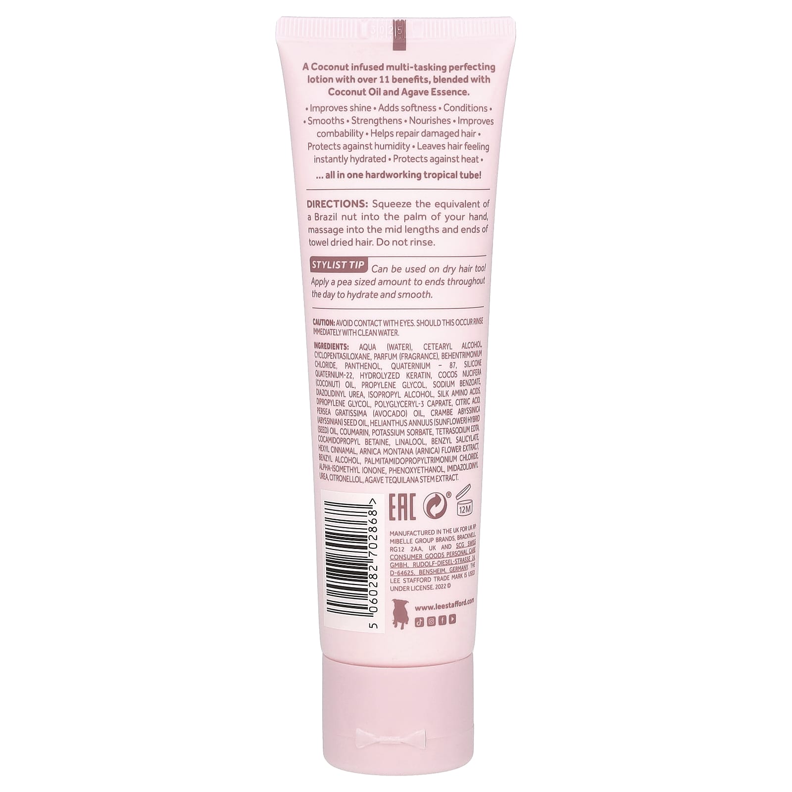 Lee Stafford, Coco Loco, Blow & Go, 11-In-1-Lotion, 3.3 fl oz (100 ml) - Image 2