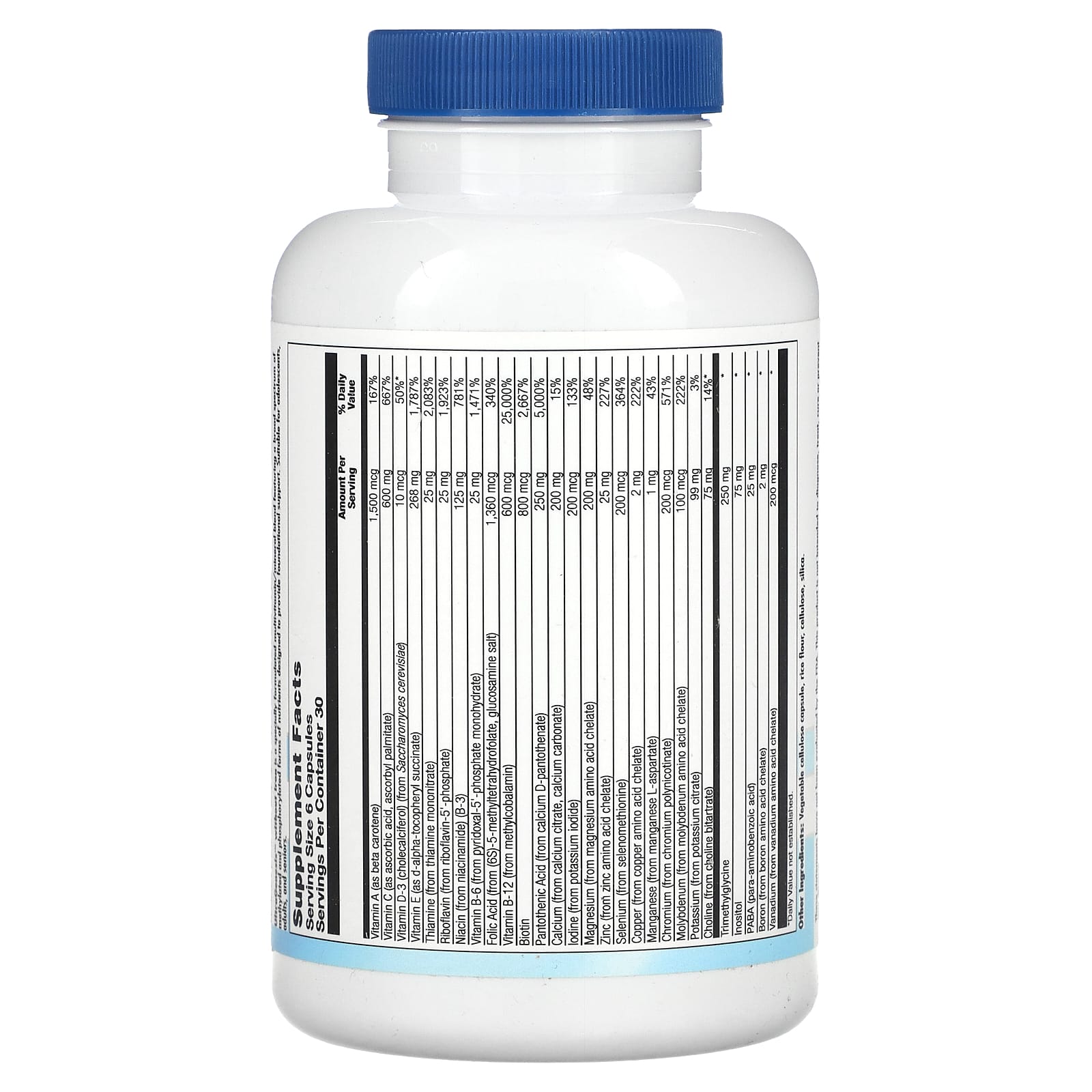 Nutra BioGenesis, UltraGenesis without Iron, 180 Capsules - Image 2