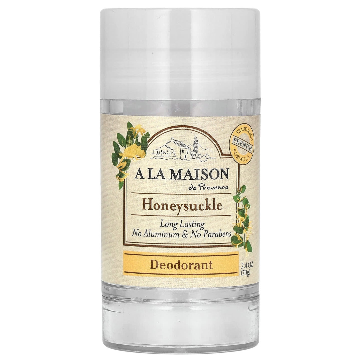 Long-Lasting Aluminum-Free Deodorant in Honeysuckle | A La Maison - Image 1