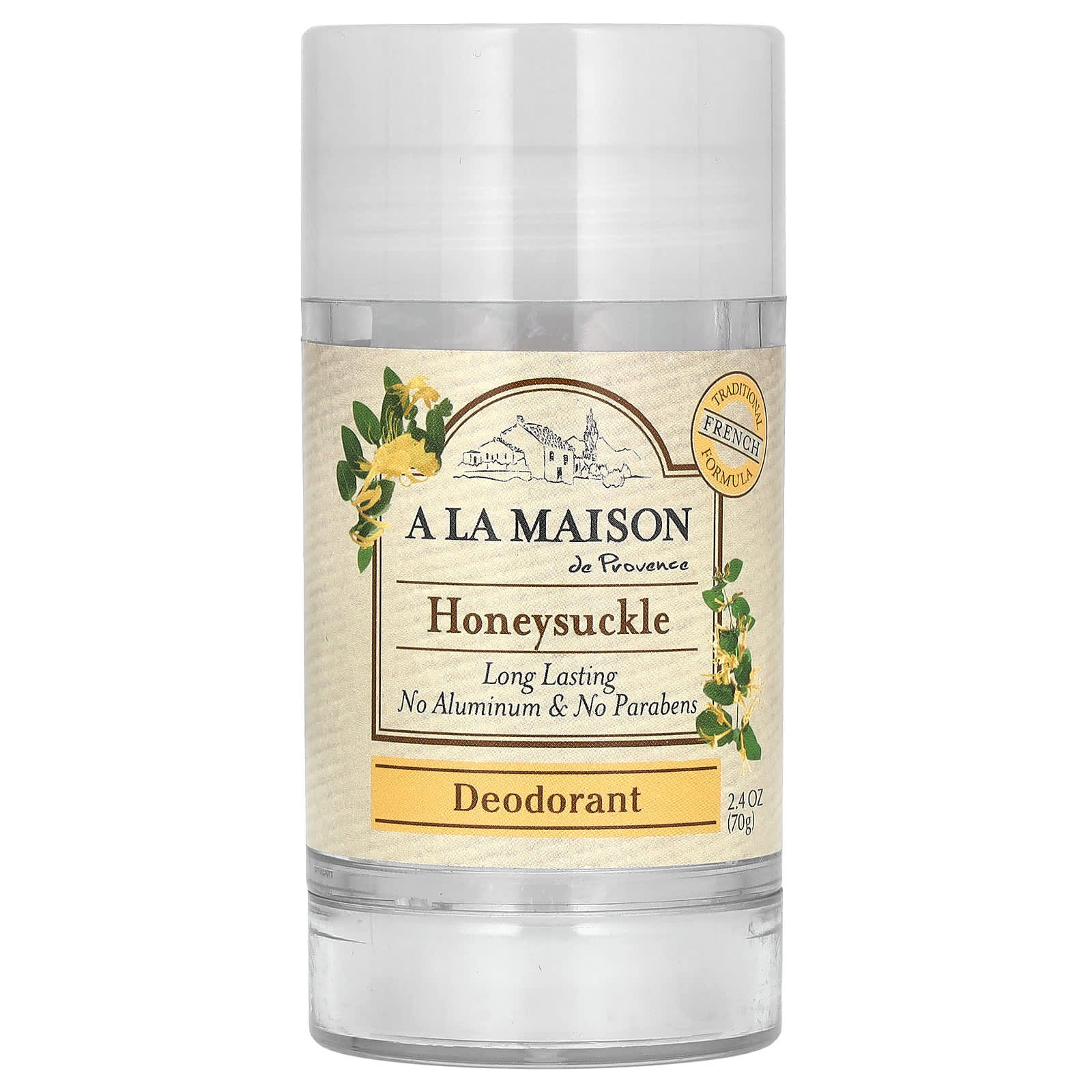 Long-Lasting Aluminum-Free Deodorant in Honeysuckle | A La Maison - Image 1