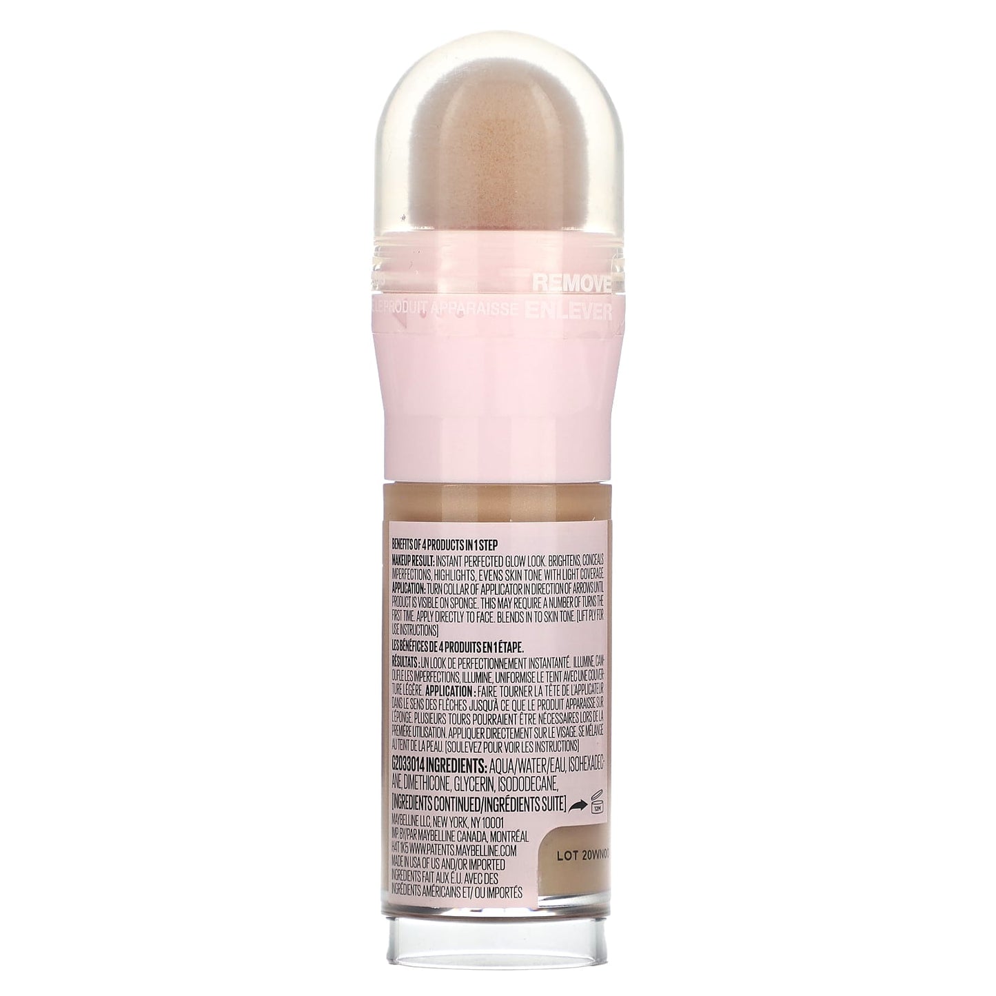 Maybelline, Instant Age Rewind, Perfector 4-in-1 Glow Makeup, 0.5 Fair-Light Cool, 0.68 fl oz (20 ml) - Image 2