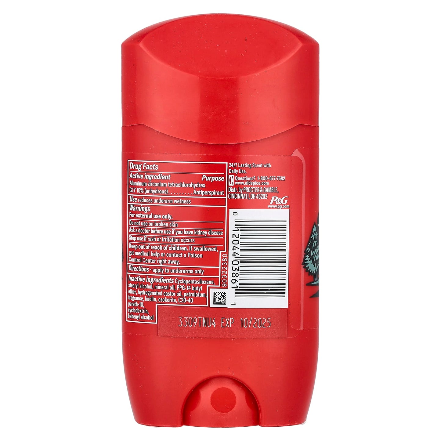 Old Spice, Antiperspirant & Deodorant, Wolfthorn, 2.6 oz (73 g) - Image 2