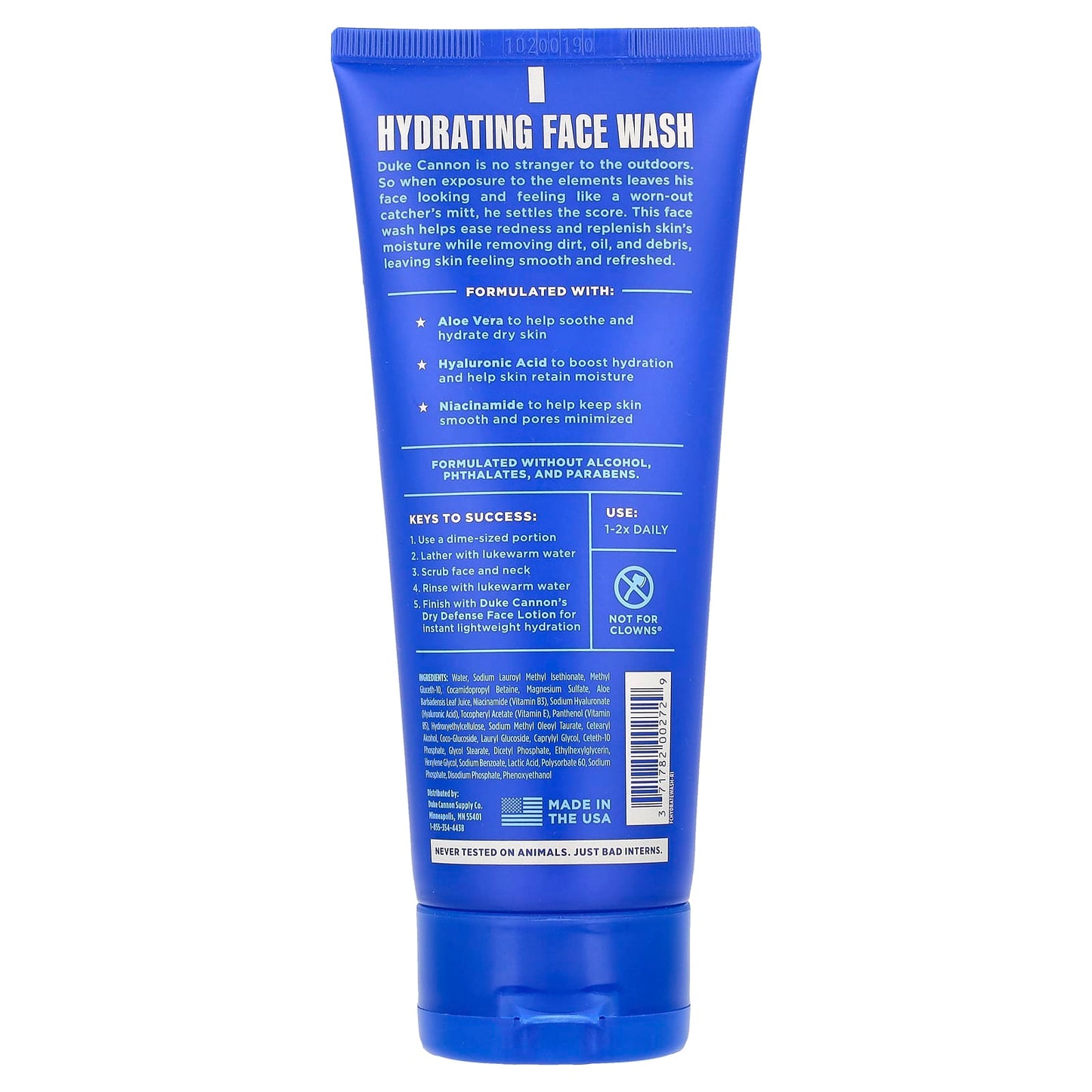 Fragrance Free Hydrating Face Wash for Dry Sensitive Skin - 6oz - Image 2