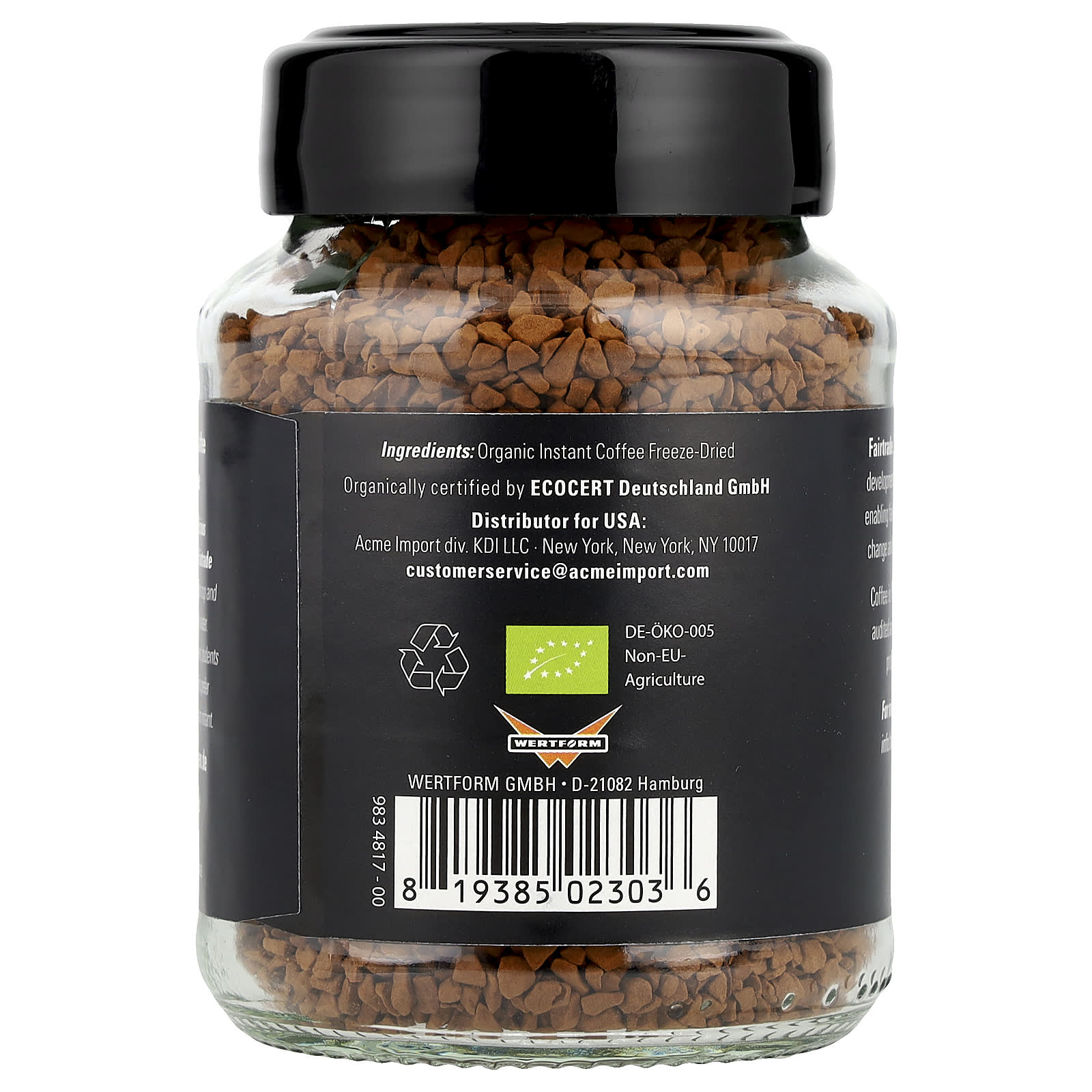 Mount Hagen, Organic Instant Espresso, 1.76 oz (50 g) - Image 2