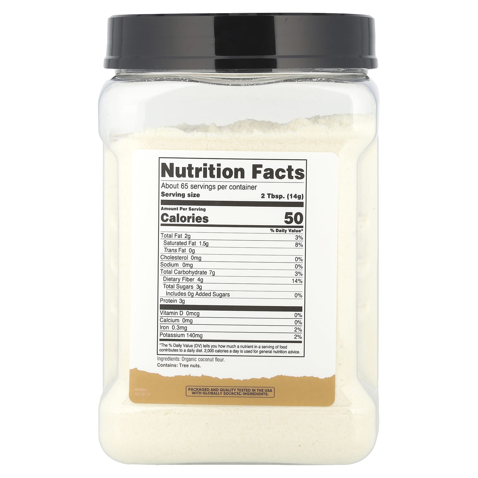 Nutricost, Pantry, Organic Coconut Flour, 32.4 oz (907 g) - Image 2