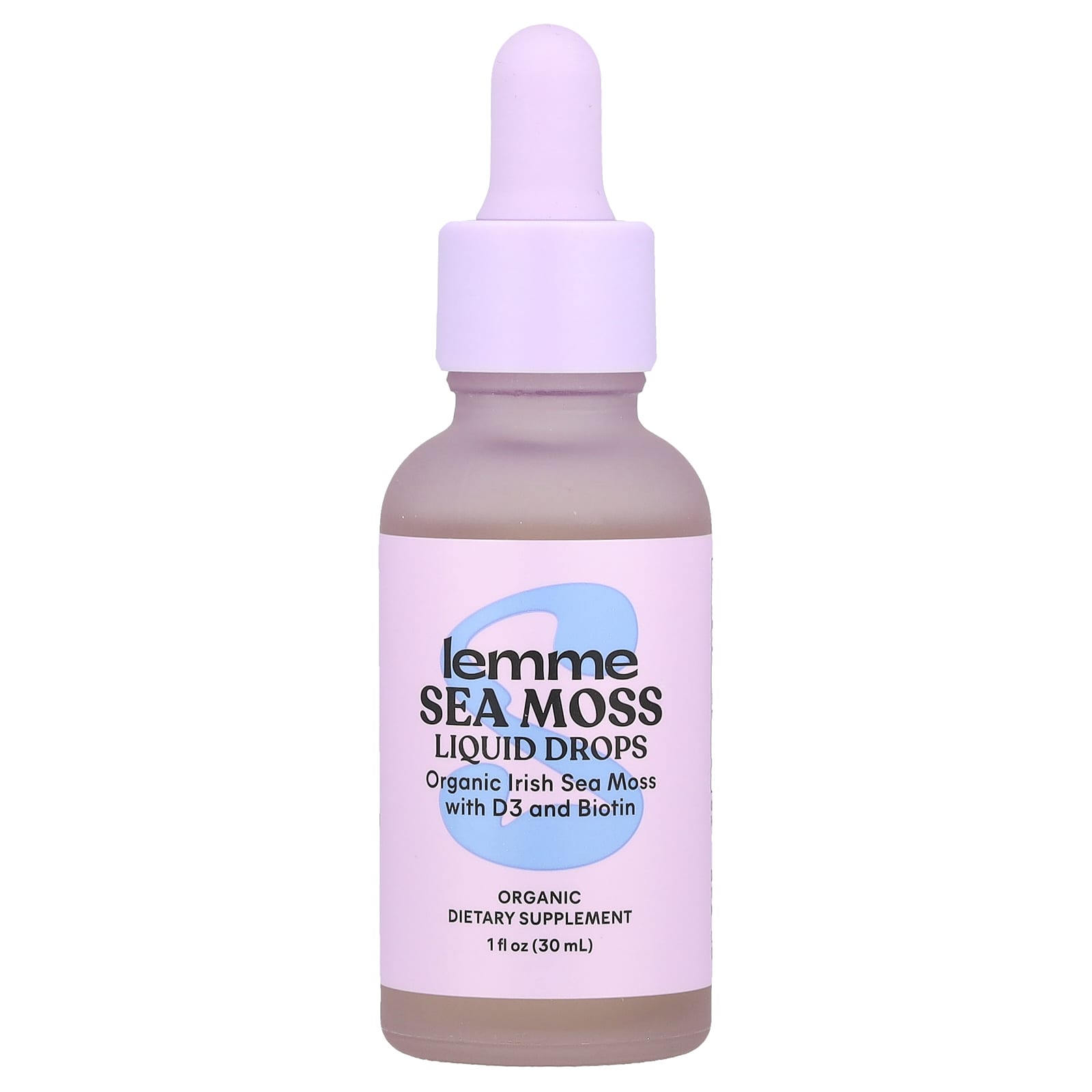 Lemme, Organic Sea Moss Liquid Drops, 1 fl oz (30 ml) - Image 1