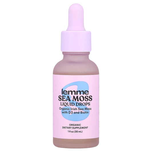 Lemme, Organic Sea Moss Liquid Drops, 1 fl oz (30 ml) - Image 1