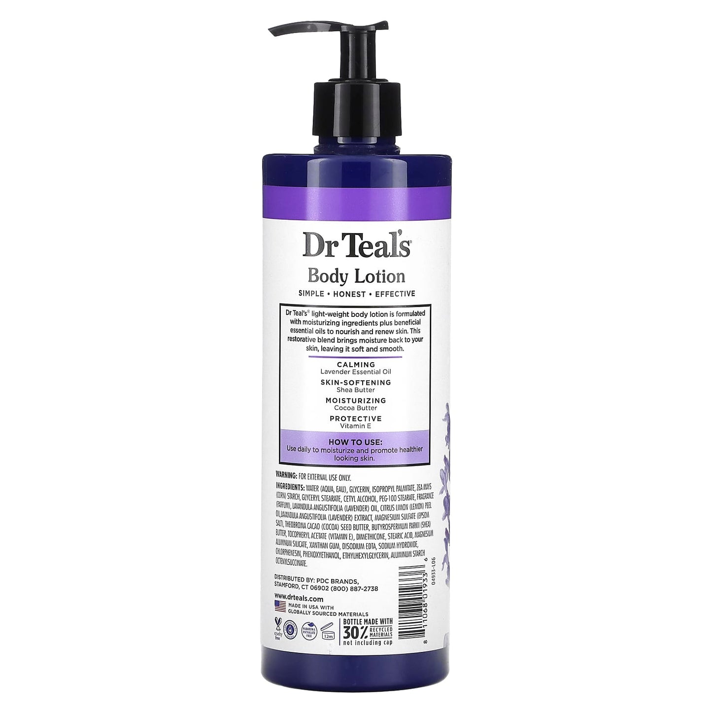 Dr. Teal's Soothing Body Lotion for Sleep & Relaxation, 18 fl oz - Image 2