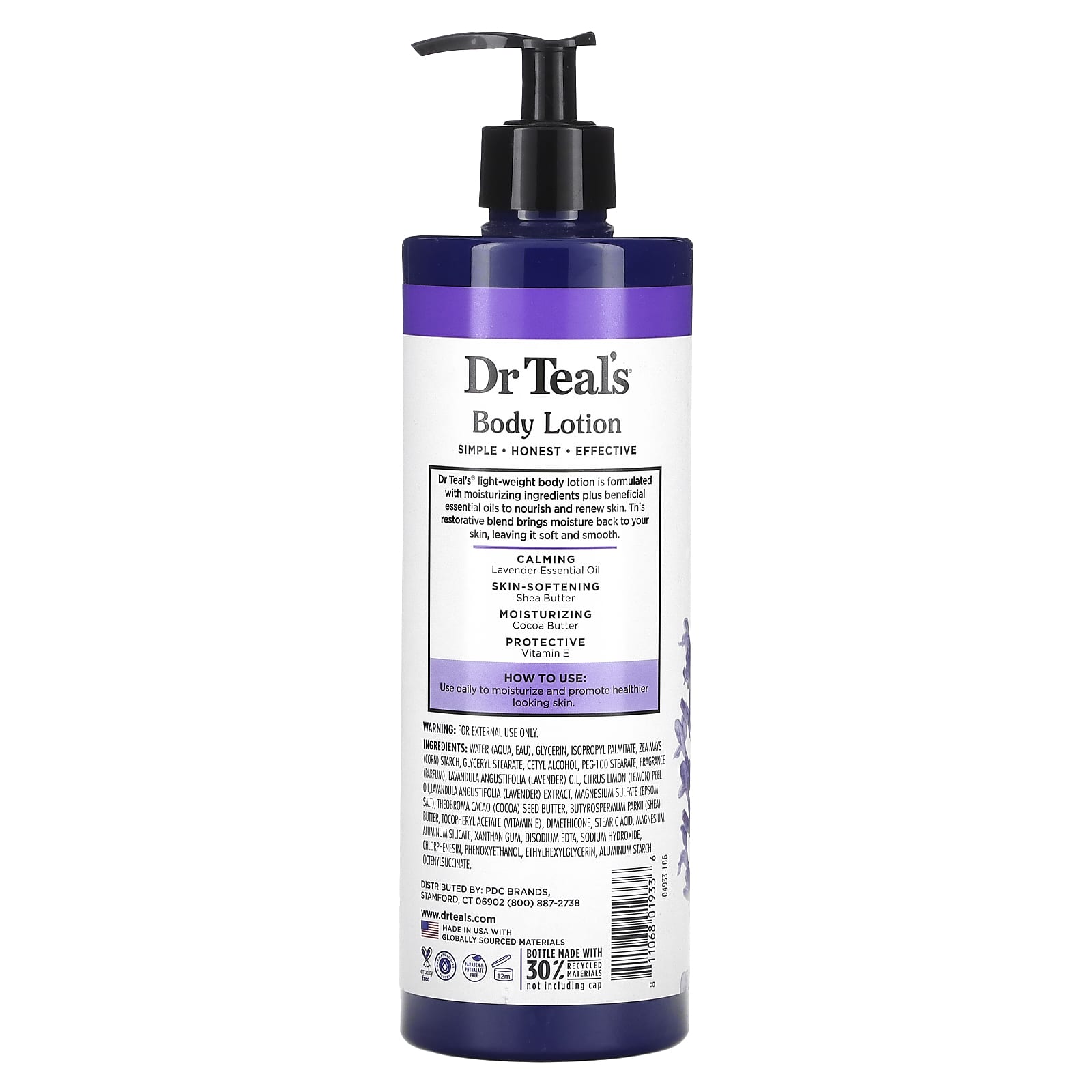 Dr. Teal's Soothing Body Lotion for Sleep & Relaxation, 18 fl oz - Image 2