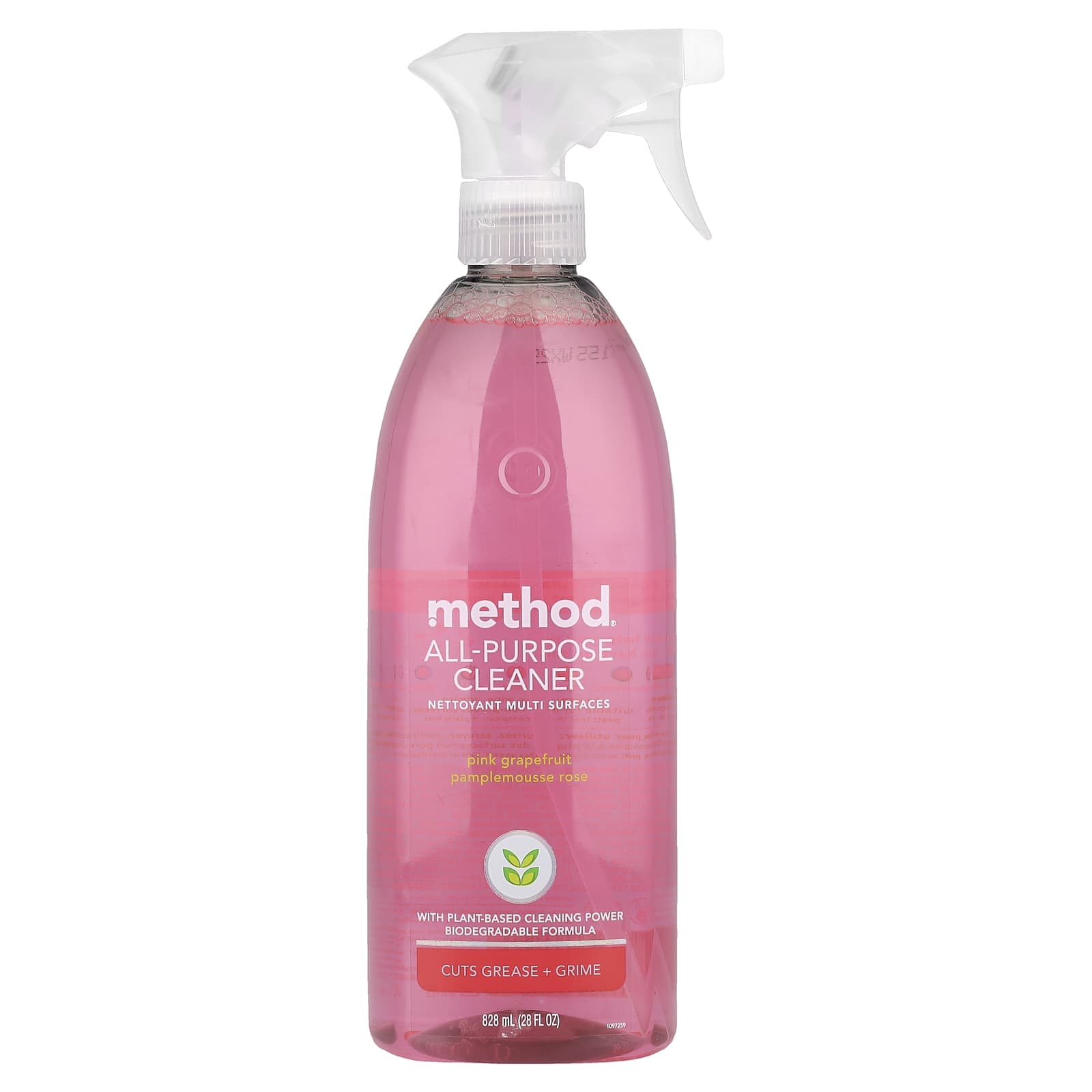 Method, All-Purpose Cleaner, Pink Grapefruit, 28 fl oz (828 ml) - Image 1