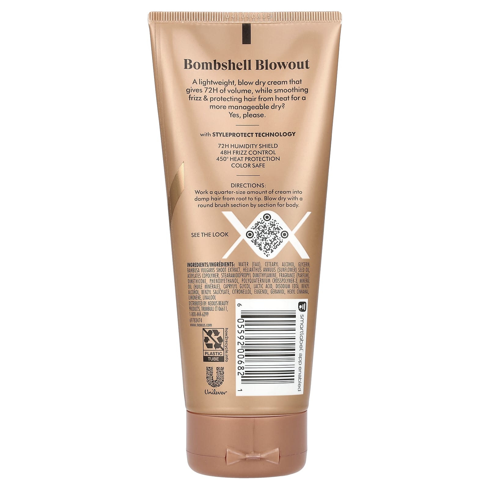 Nexxus, Blow Dry Frizz Control Cream , 6 fl oz (177 ml) - Image 2