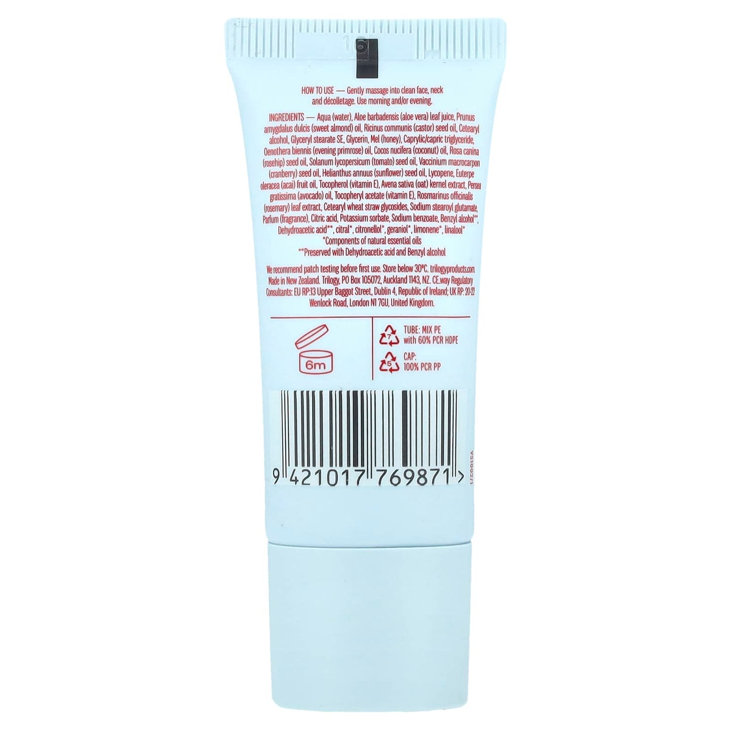 Trilogy, Ultra Hydrating Face Cream, 0.68 fl oz (20 ml) - Image 2