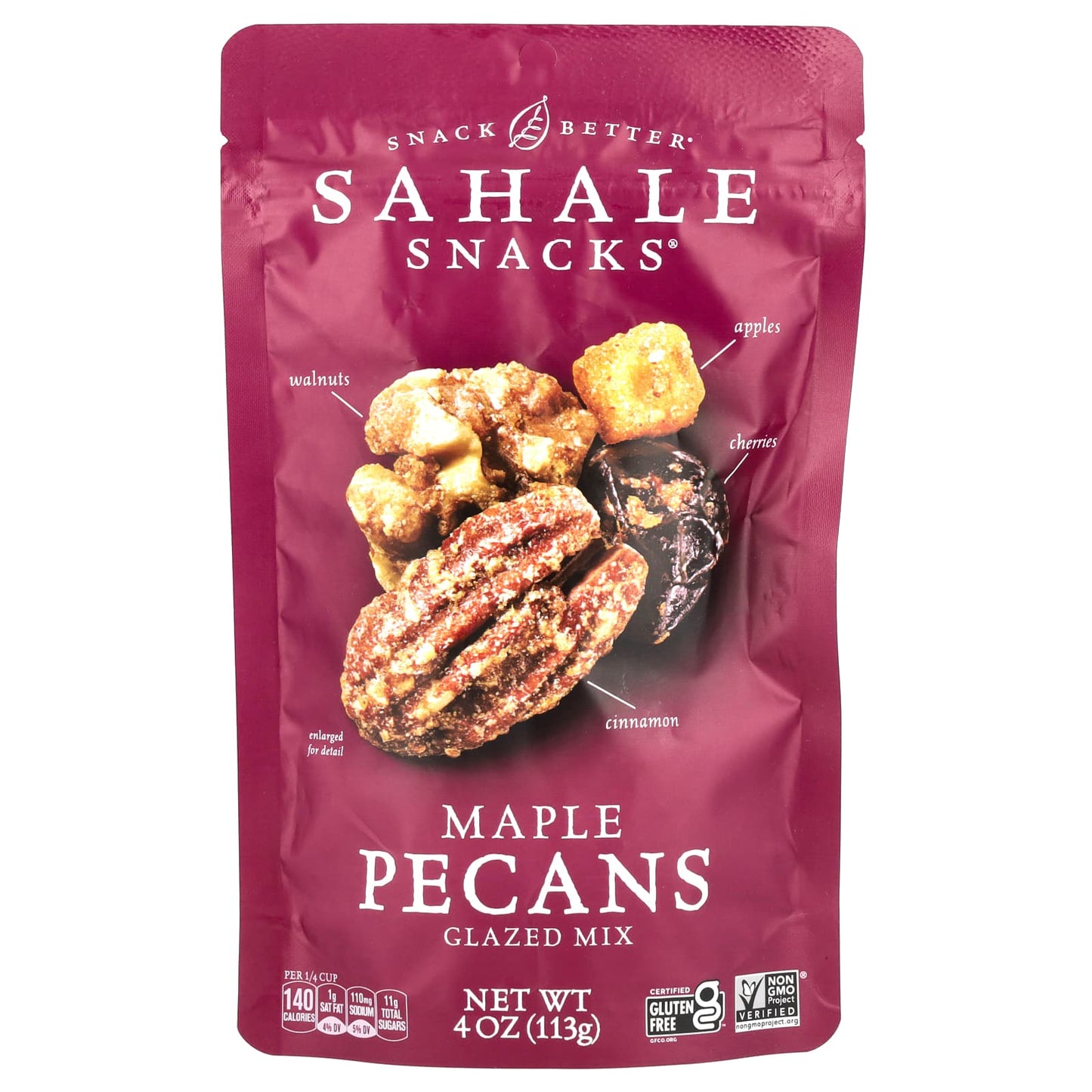 Sahale Snacks, Maple Pecans, Glazed Mix, 4 oz (113 g) - Image 1
