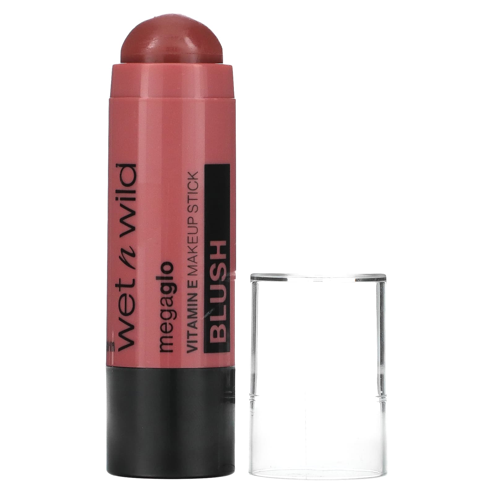 wet n wild, MegaGlo, Vitamin E Makeup Stick, Blush, 1115047 Say It Ain't Rose, 0.21 oz (6 g) - Image 1