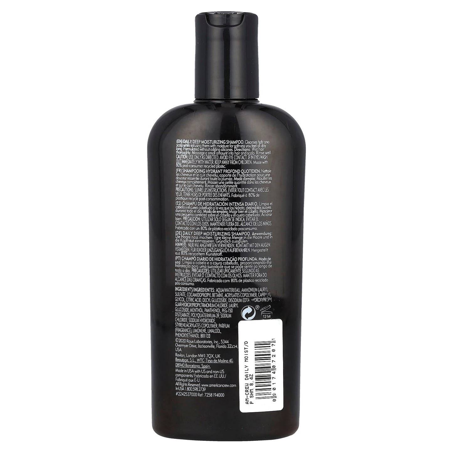 American Crew Daily Moisturizing Shampoo with Citrus Mint, 8.4 fl oz - Image 2