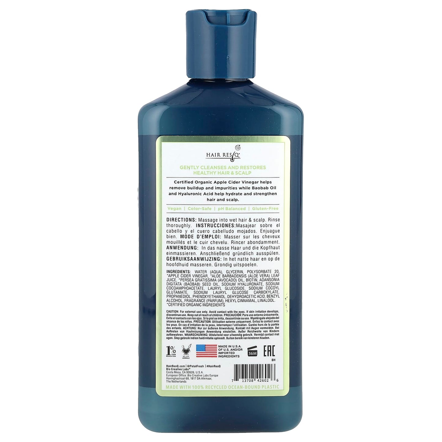Petal Fresh, Hair ResQ®, Scalp Care, Cleansing Rinse, 12 fl oz (355 ml) - Image 2
