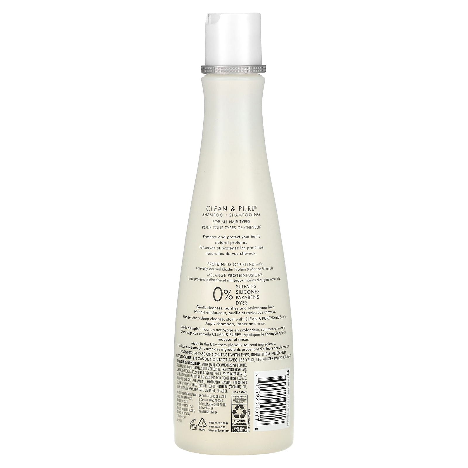 Nexxus, Clean & Pure Nourishing Detox Shampoo, 13.5 fl oz (400 ml) - Image 2