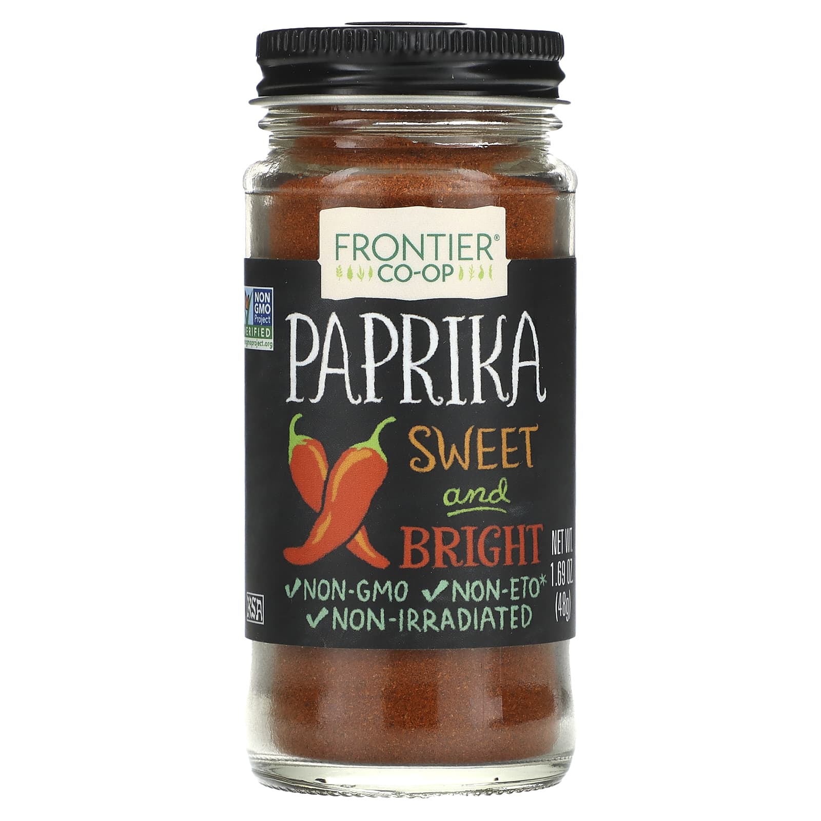 Frontier Co-op Hungarian Ground Paprika, Non-GMO, Kosher, 1.69 oz - Image 1
