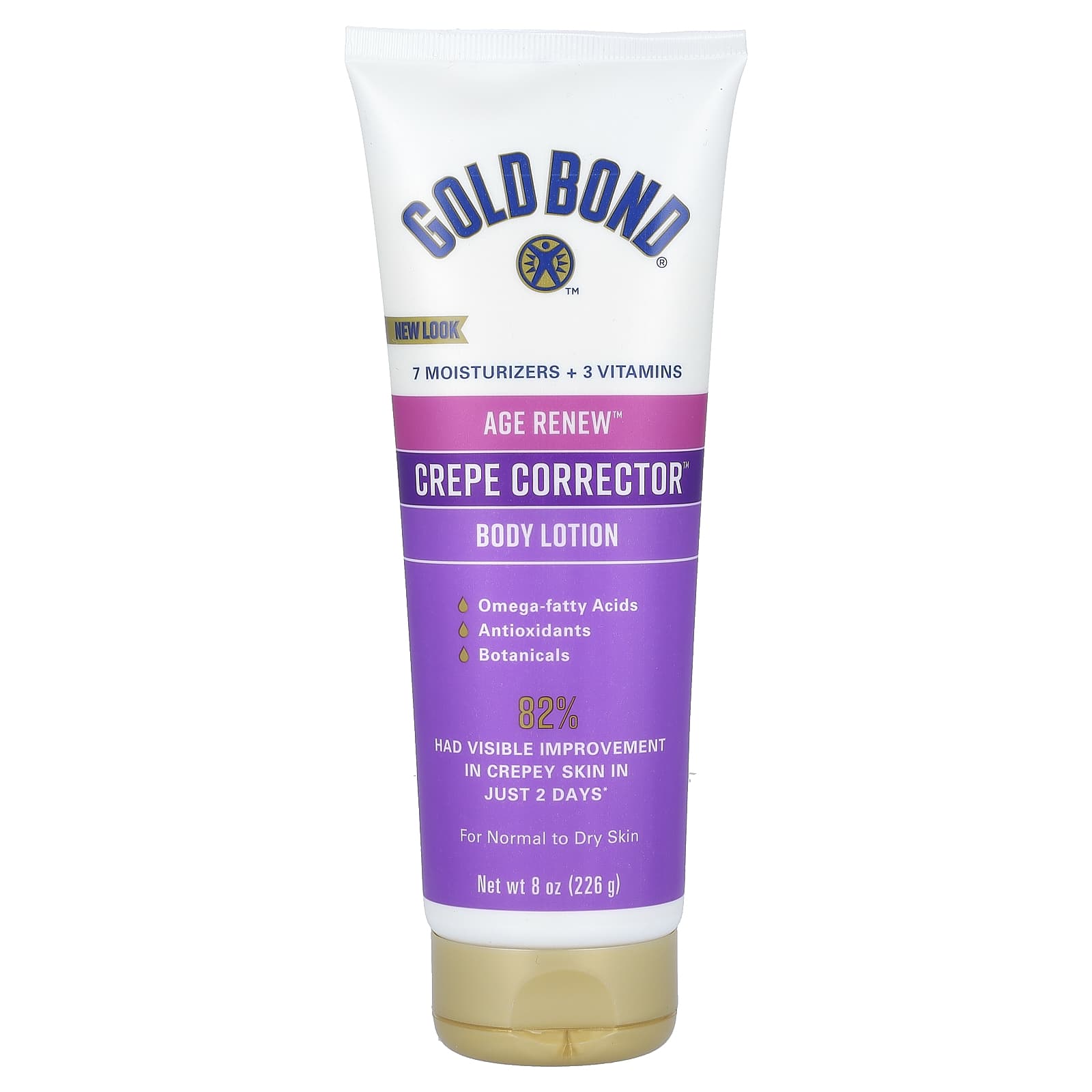Gold Bond Age Renew Crepe Corrector Body Lotion for Dry Skin, 8 oz - Image 1