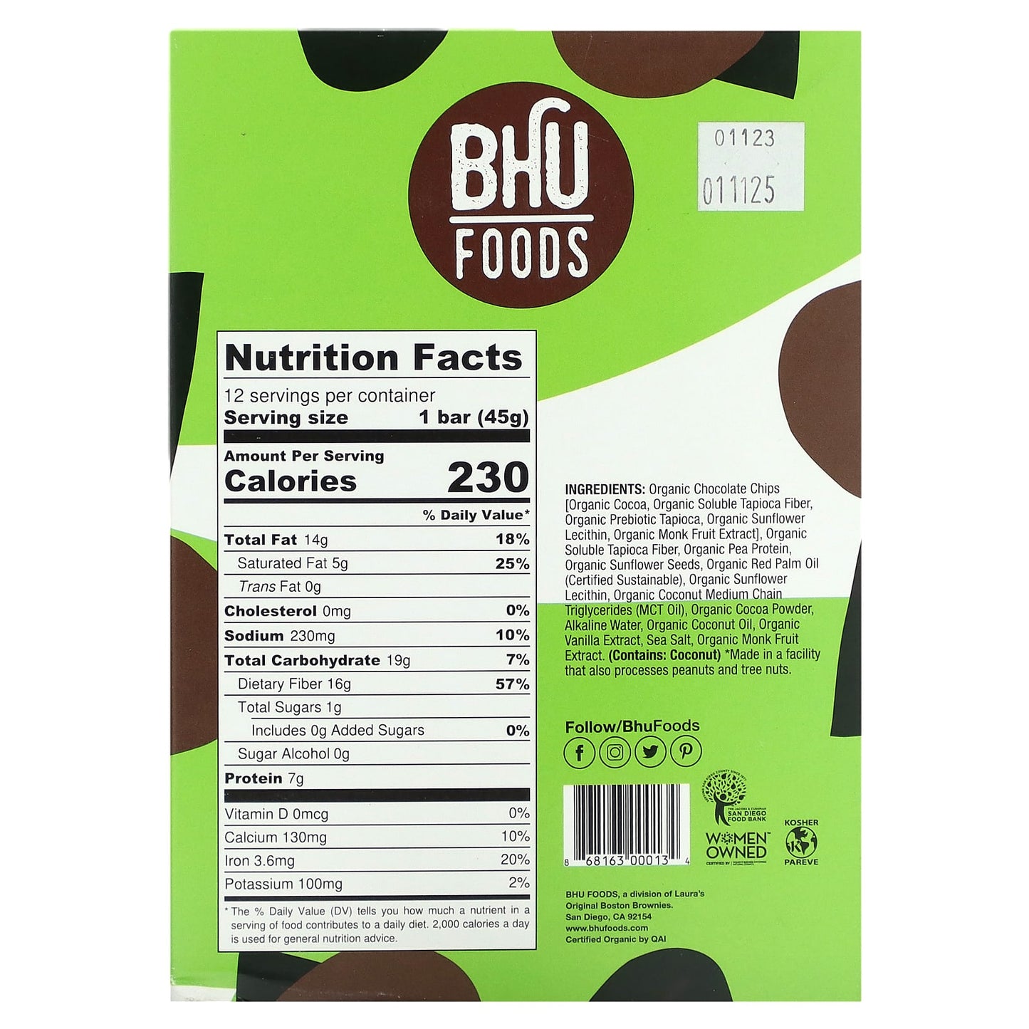 Vegan Double Dark Chocolate Protein Bars | 12 Bars | Keto Friendly | Organic - Image 2