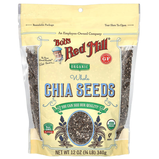 Organic Whole Chia Seeds for a Healthier You | Bob's Red Mill - Image 1