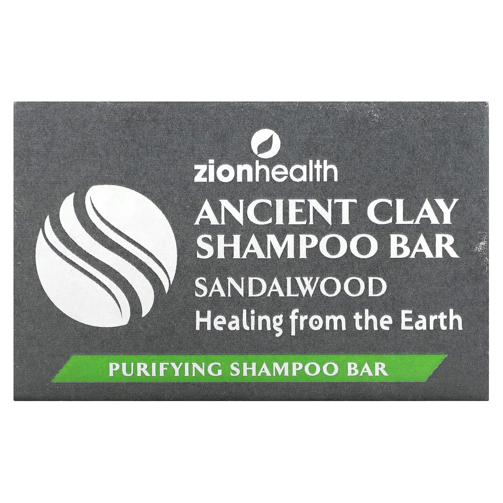 Zion Health, Ancient Clay Shampoo Bar, Sandalwood, 6 oz (70 g) - Image 1