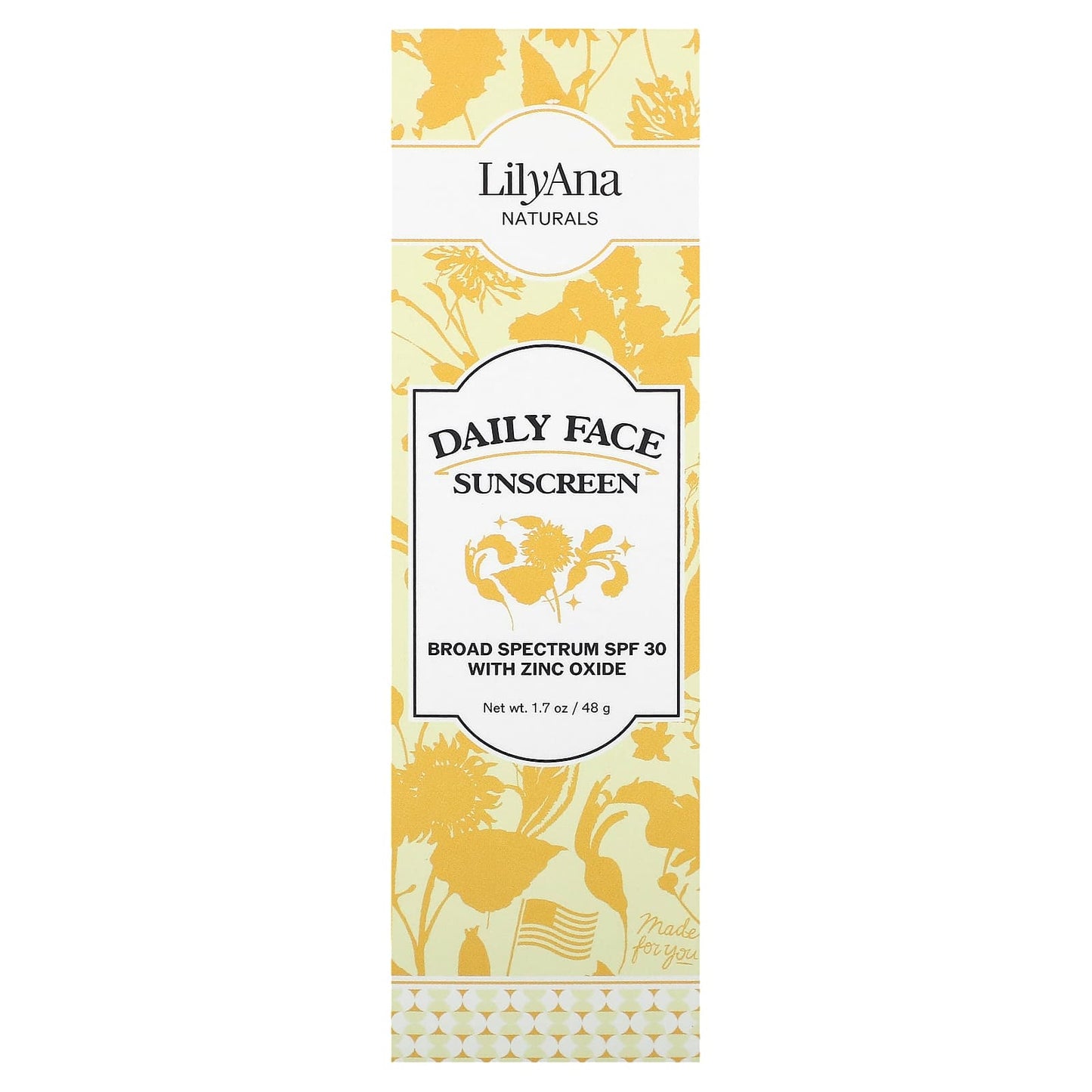 Lilyana Naturals, Daily Face Sunscreen, SPF 30 with Zinc Oxide, 1.7 oz (48 g) - Image 2