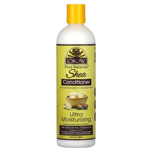 Okay Pure Naturals, Ultra Moisturizing Shea Conditioner, 12 fl oz (355 ml) - Image 1