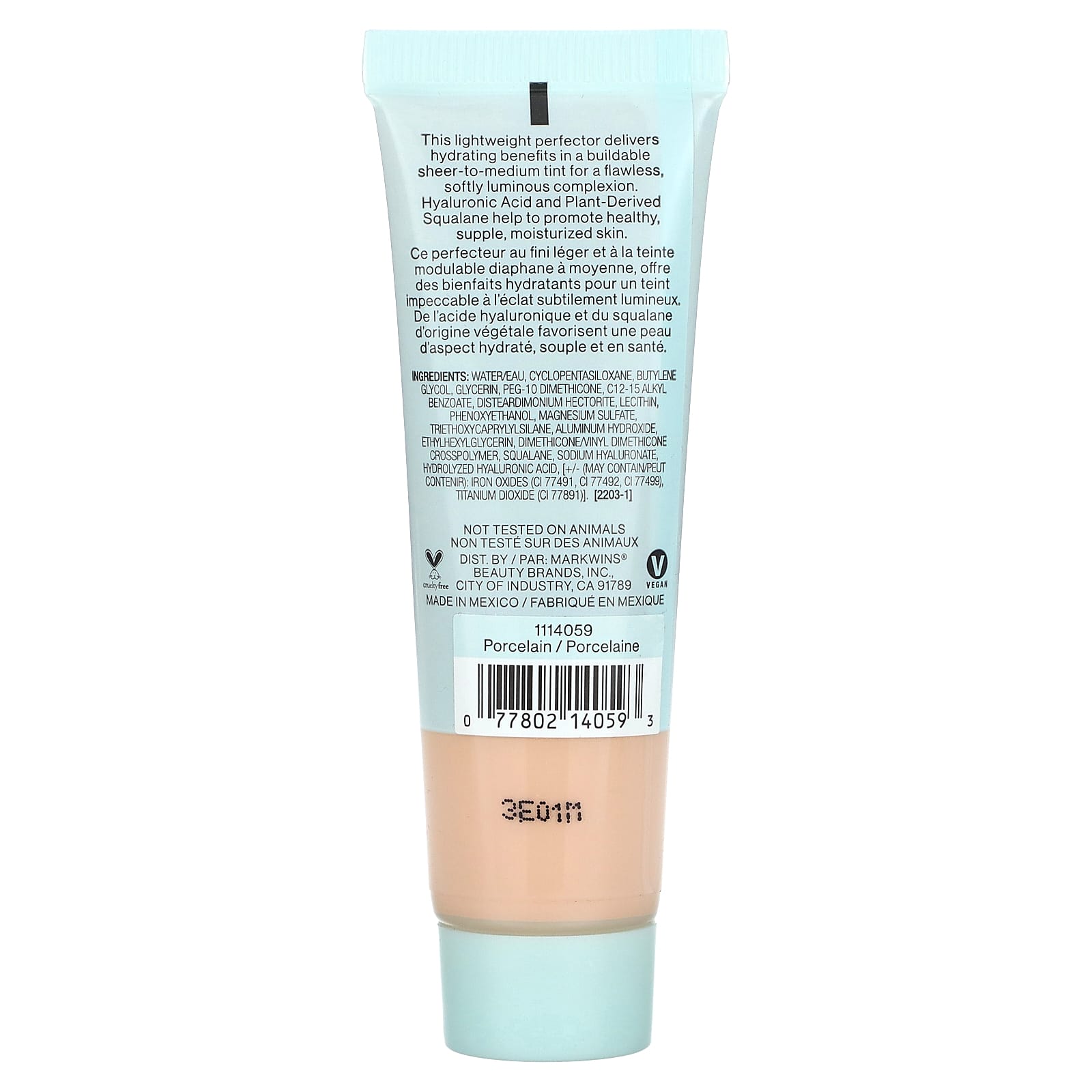 wet n wild, Barefocus, Tinted Hydrator, 1114059 Porcelain, 0.91 fl oz (27 ml) - Image 2