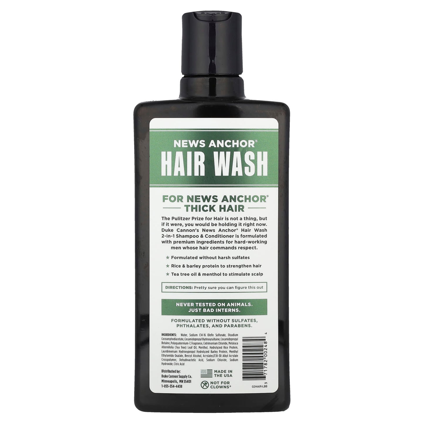 Tea Tree & Eucalyptus 2-in-1 Shampoo & Conditioner for Thick Hair - Image 2