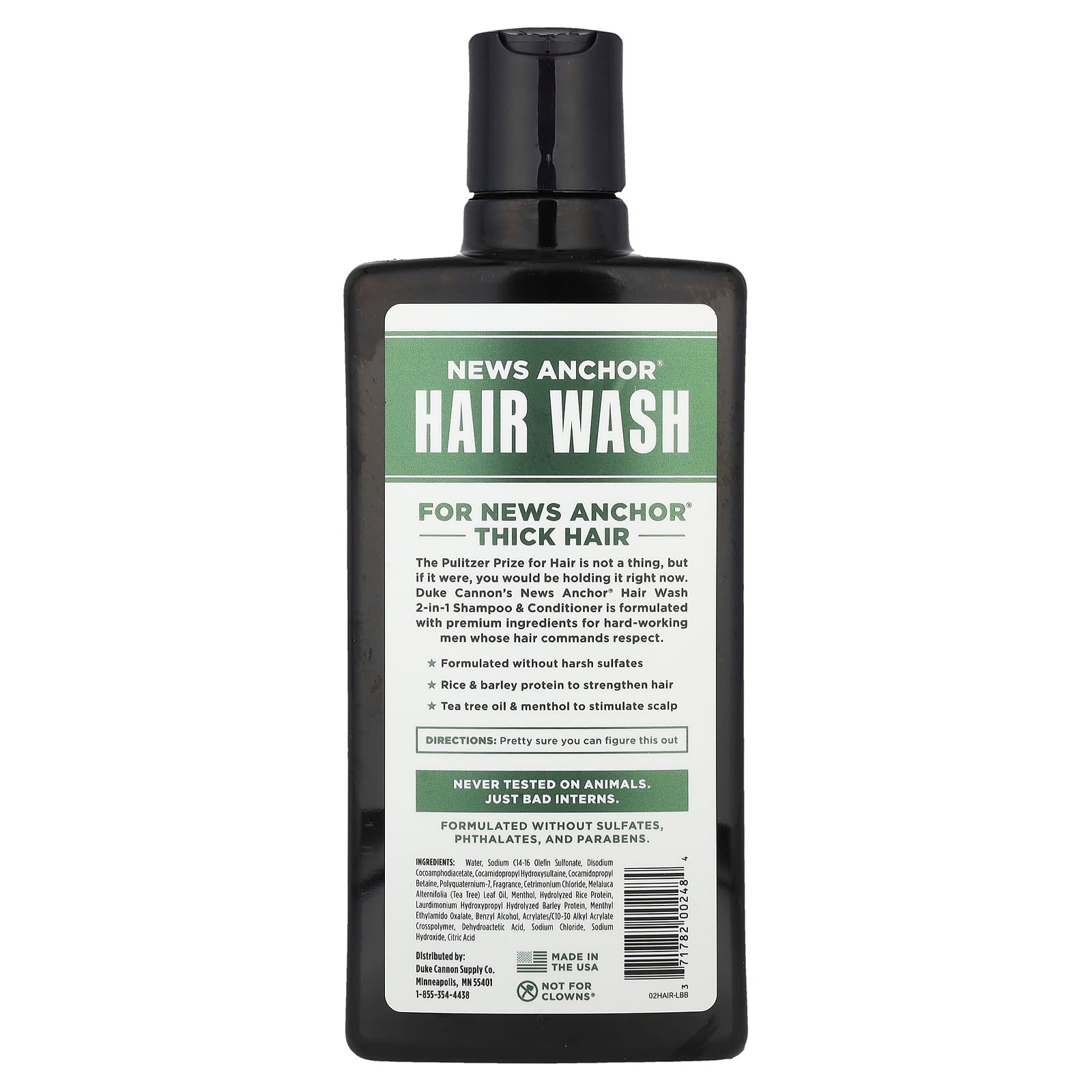 Tea Tree & Eucalyptus 2-in-1 Shampoo & Conditioner for Thick Hair - Image 2
