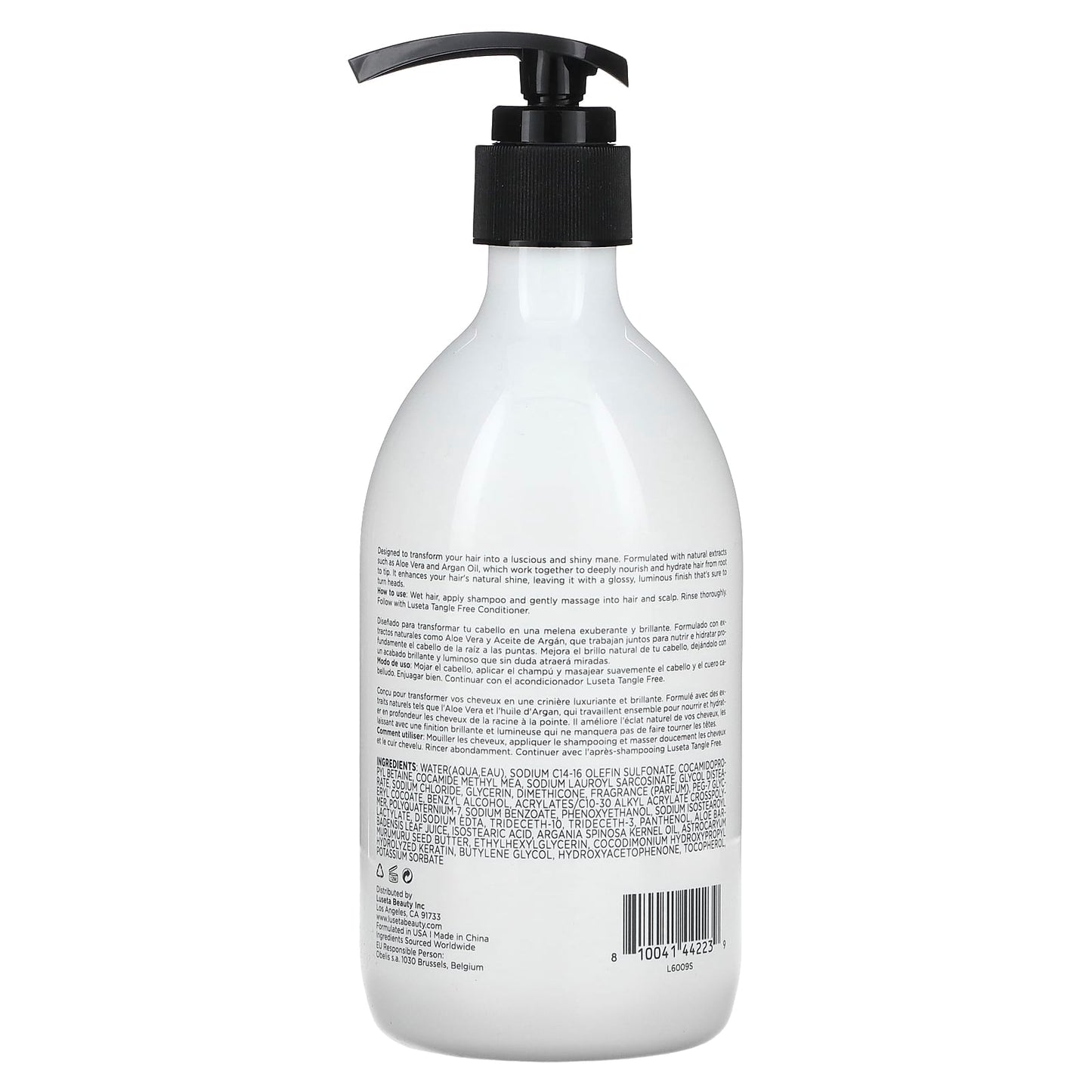 Luseta Beauty, Tangle Free Shampoo, For All Hair Types, 16.9 fl oz (500 ml) - Image 2