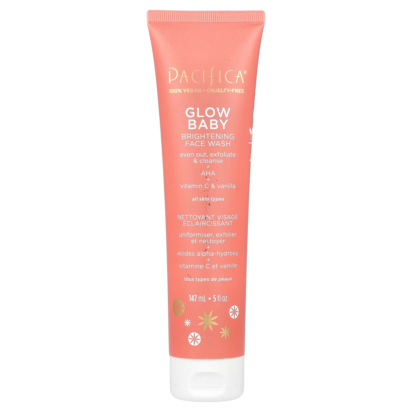 Pacifica, Glow Baby, Brightening Face Wash, 5 fl oz (147 ml) - Image 1