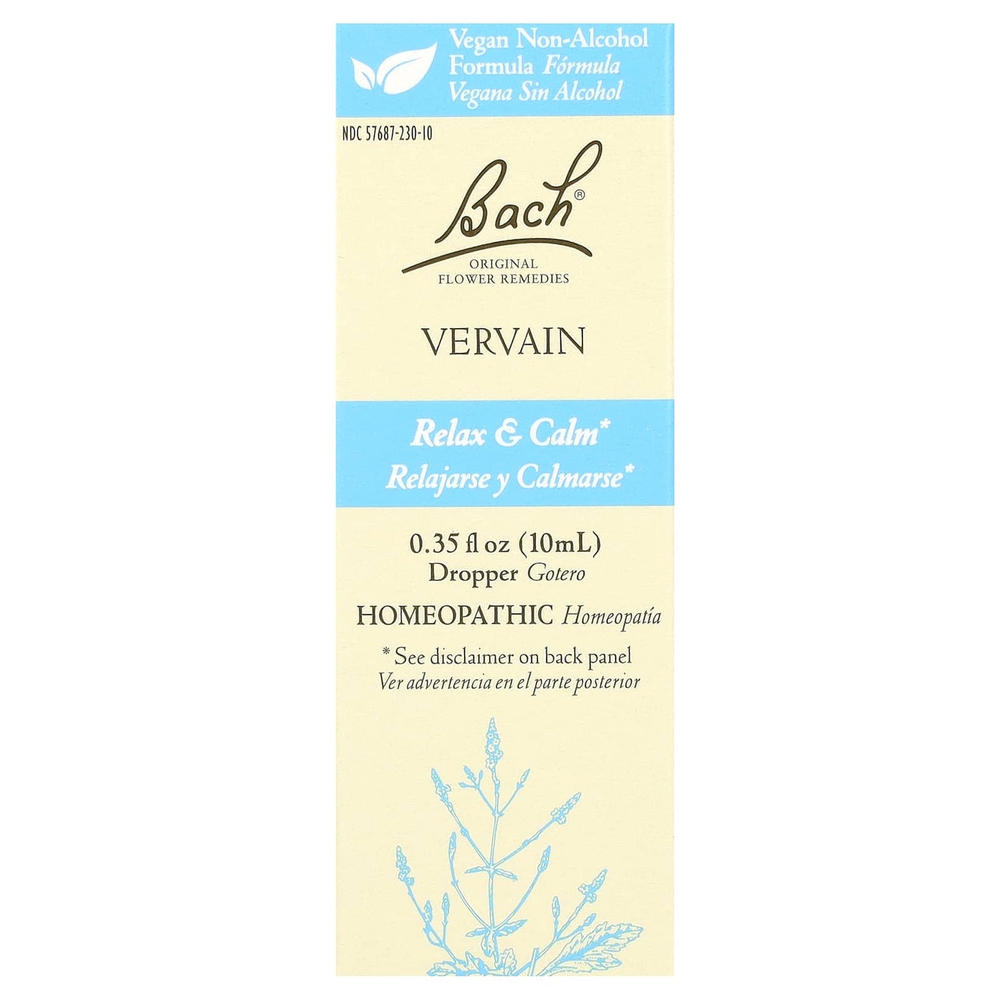 Vervain Flower Remedy by Bach for Relaxation & Calm - Image 1