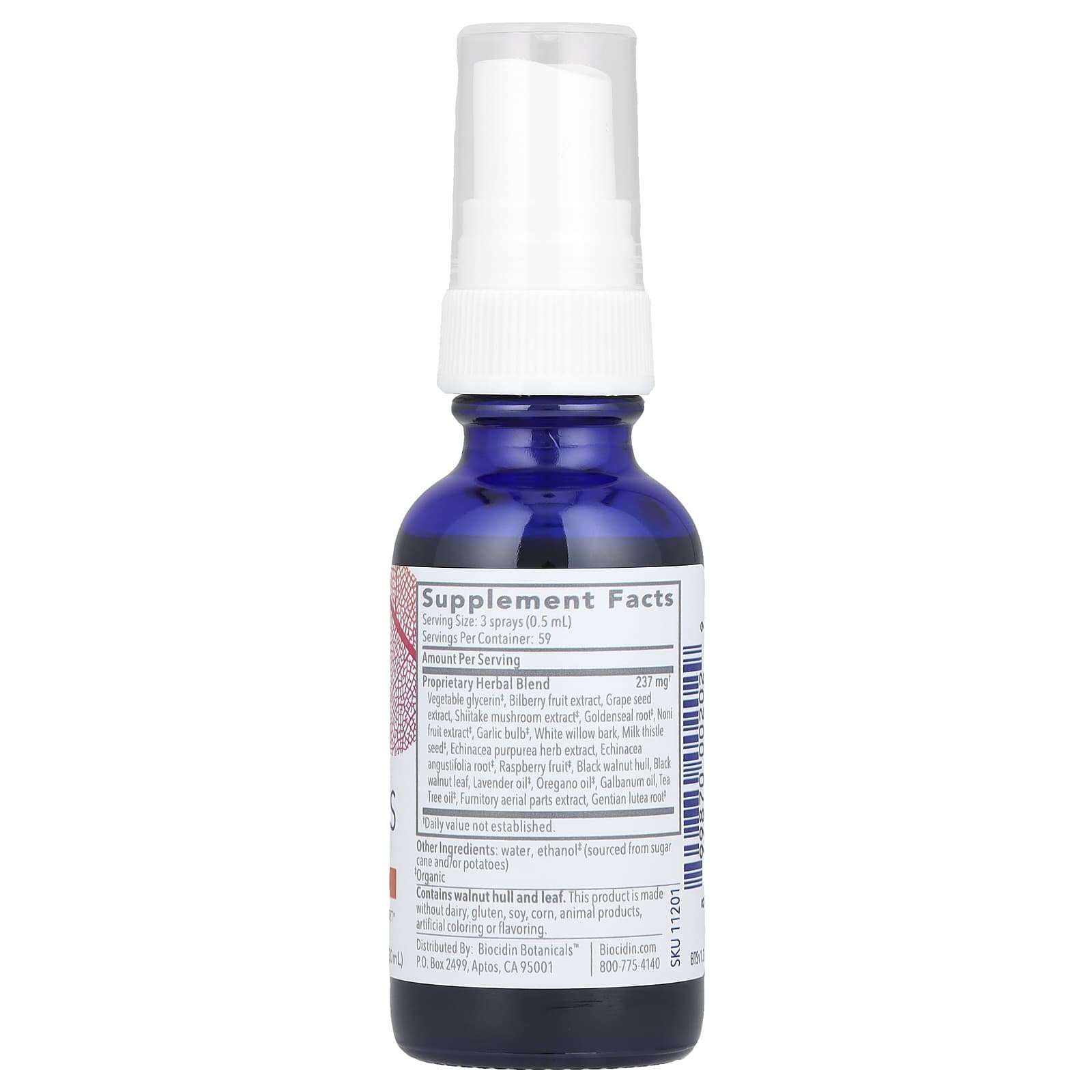 Natural Immune Response & Respiratory Support with Biocidin TS Throat Spray - Image 2