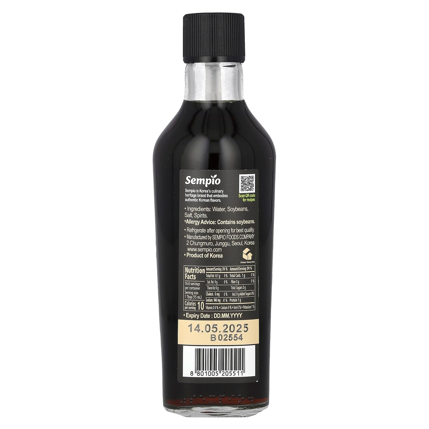 Sempio, Soy Sauce, 8.45 fl oz (250 ml) - Image 2