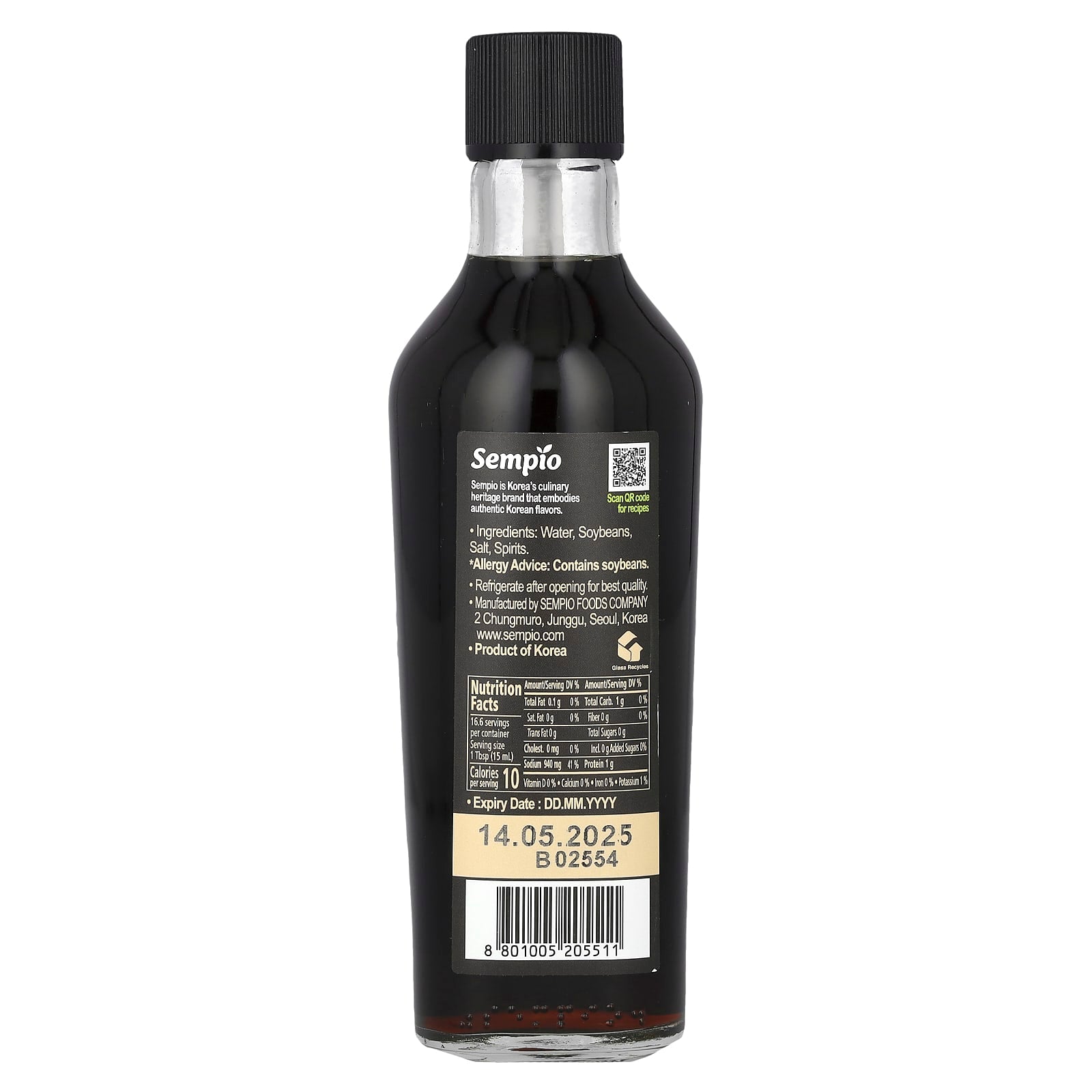 Sempio, Soy Sauce, 8.45 fl oz (250 ml) - Image 2