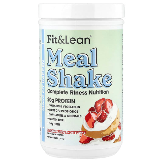 Strawberry Shortcake Meal Shake - Complete Fitness Nutrition by Fit & Lean - Image 1