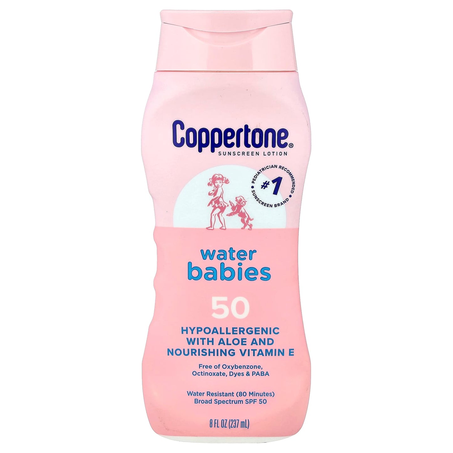 Coppertone Water Babies Baby Sunscreen Lotion, SPF 50, 8 fl oz - Image 1