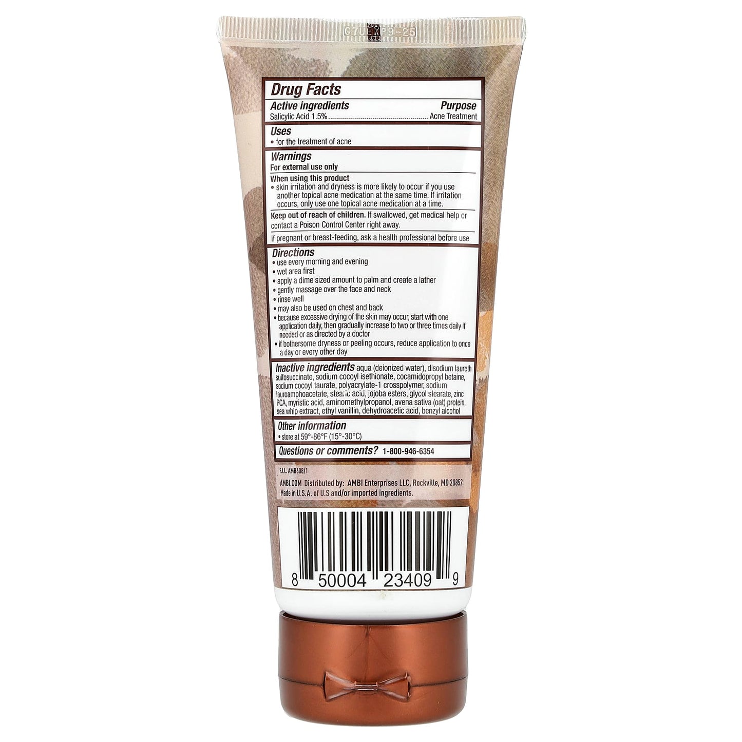 Gentle Exfoliating Wash for Clear & Even Tone Skin by AMBI - Image 2