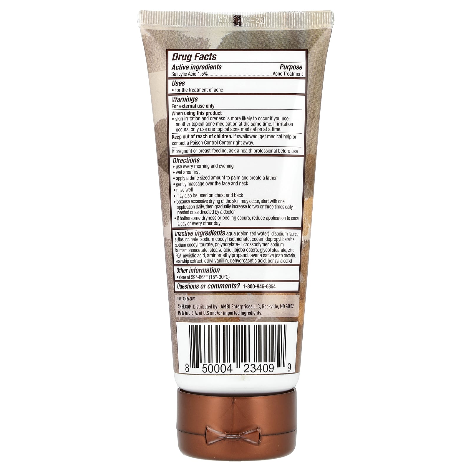 Gentle Exfoliating Wash for Clear & Even Tone Skin by AMBI - Image 2