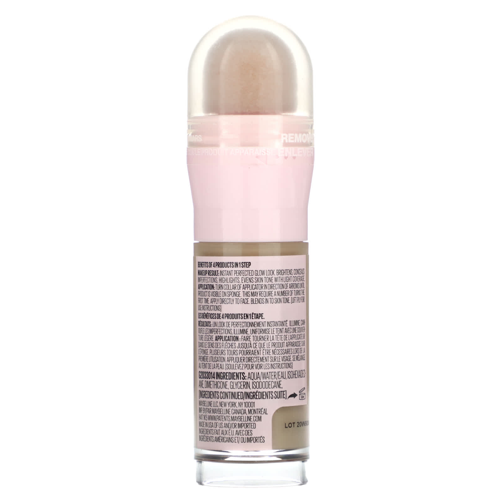 Maybelline, Instant Age Rewind, Perfector 4-in-1 Glow Makeup, 00 Fair-Light, 0.68 fl oz (20 ml) - Image 2