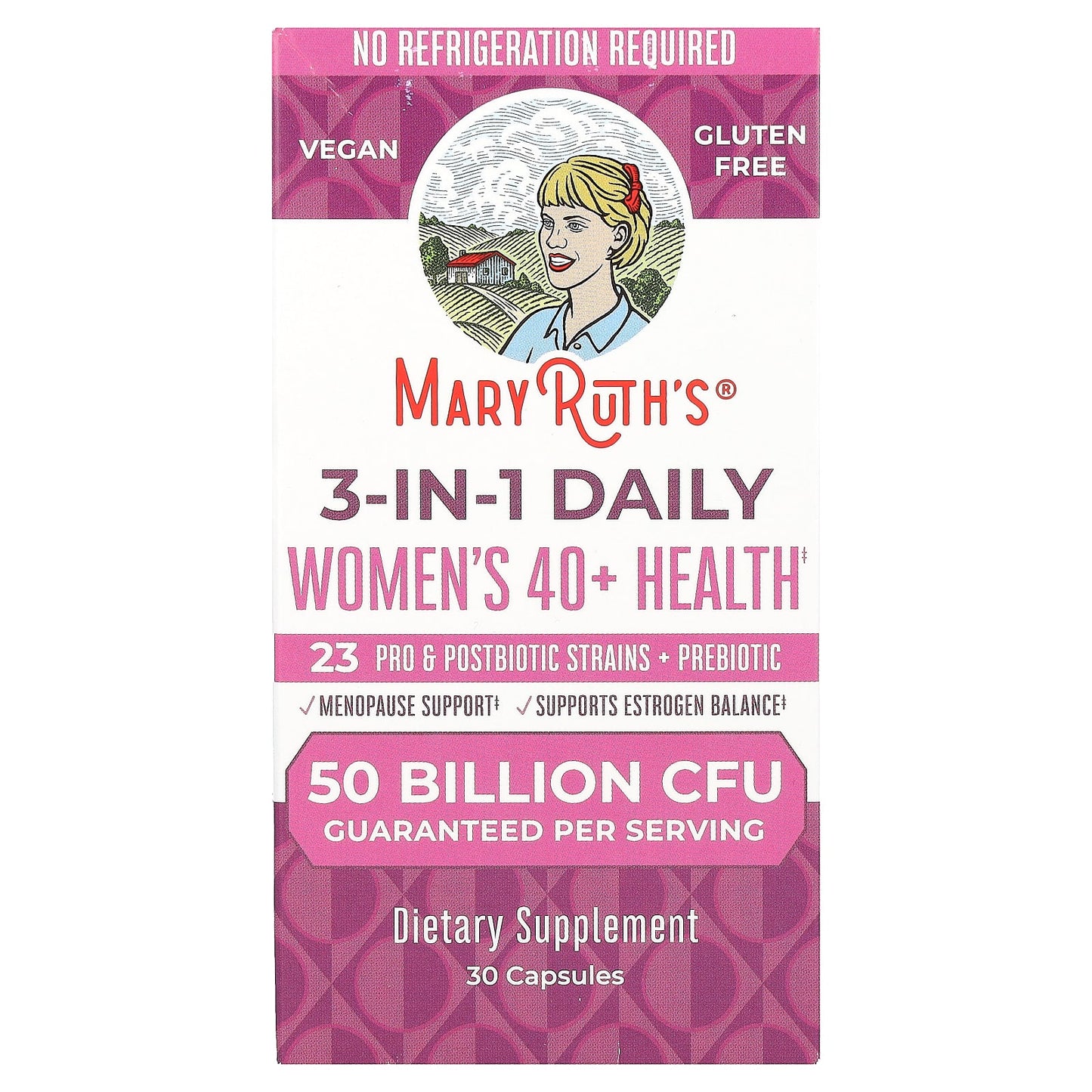 MaryRuth's, 3-In-1 Daily Women's 40+ Health, 30 Capsules - Image 1