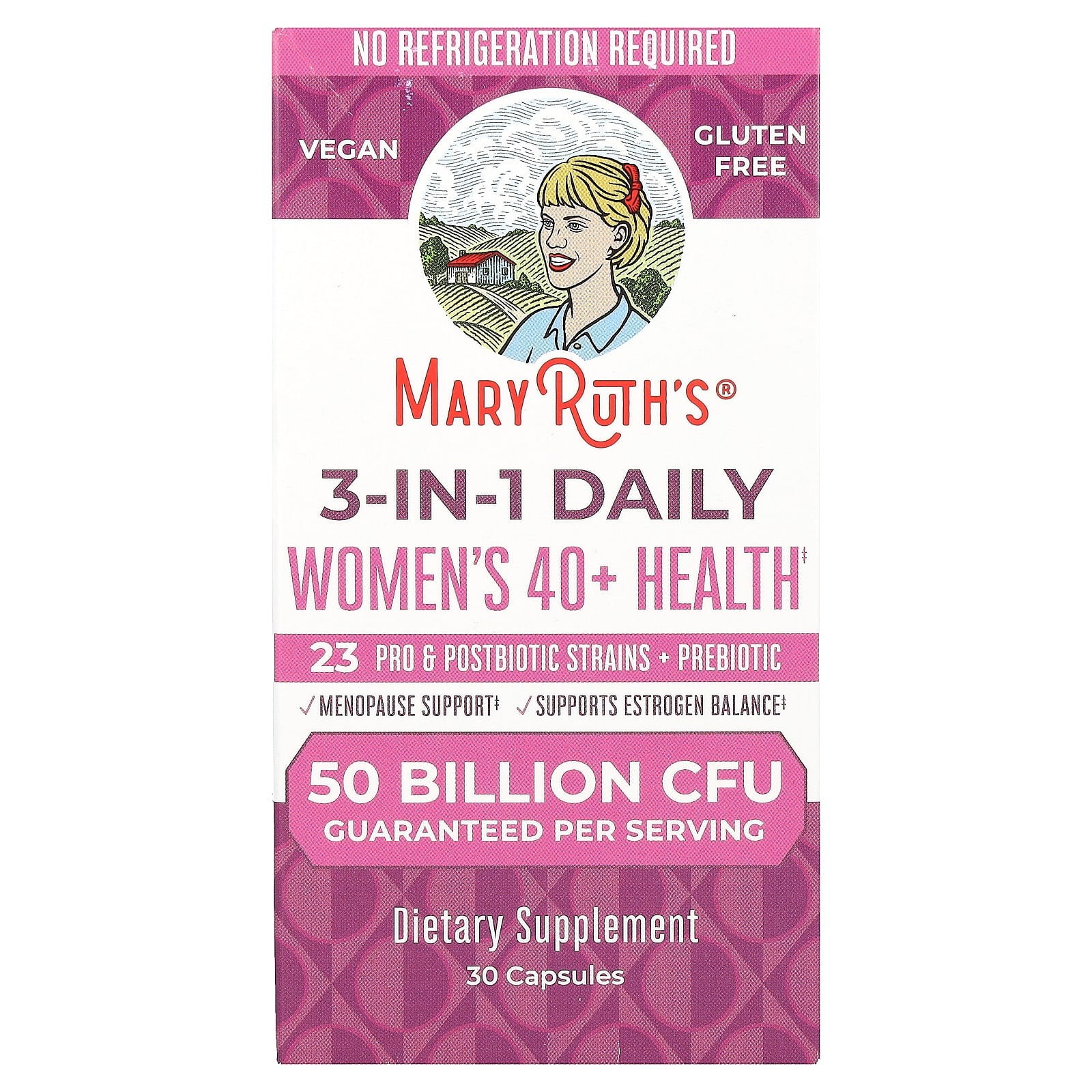MaryRuth's, 3-In-1 Daily Women's 40+ Health, 30 Capsules - Image 1