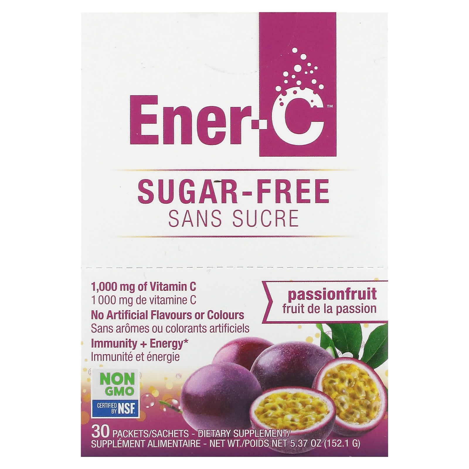 Ener-C Sugar-Free Multivitamin Drink Mix | 1,000mg Vitamin C, 30 Packets - Image 1