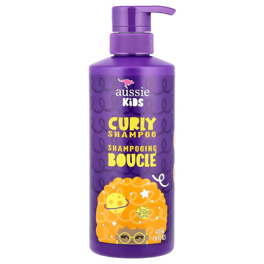 Aussie Kids Curly Shampoo, Sulfate Free, 16 fl oz (475 ml) - Image 1