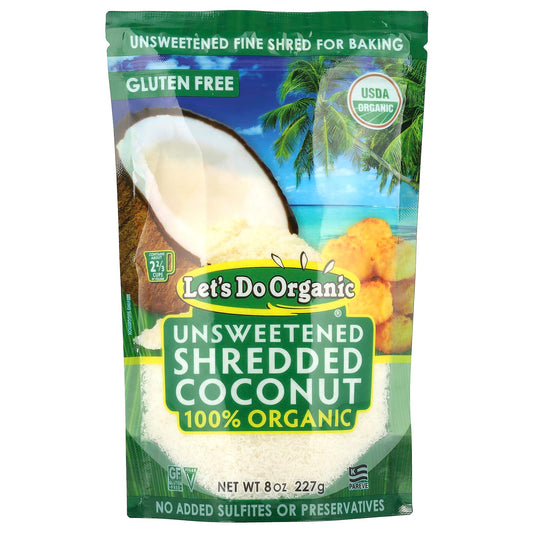 Organic Unsweetened Shredded Coconut by Edward & Sons - 100% USDA Organic - Image 1