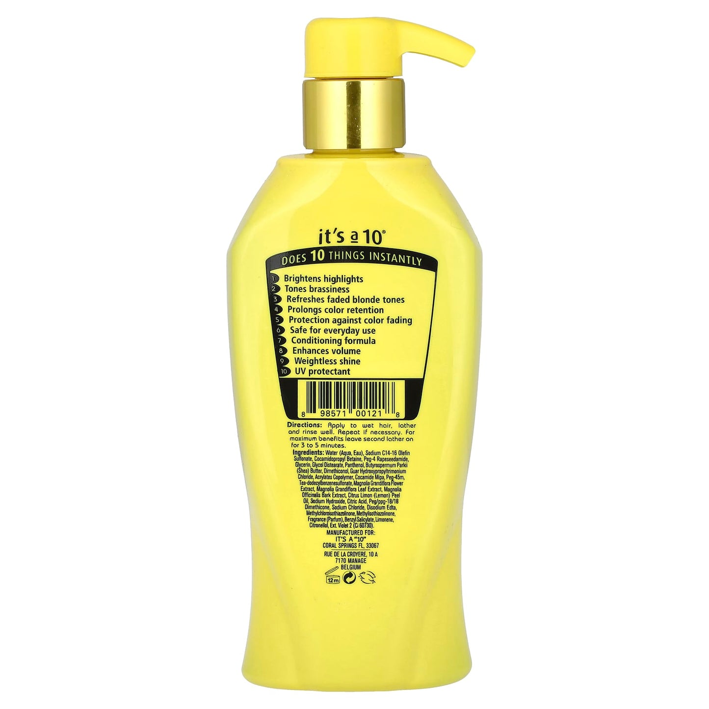 Brighten Blondes with It's a 10 Miracle Shampoo, 10 fl oz - Image 2
