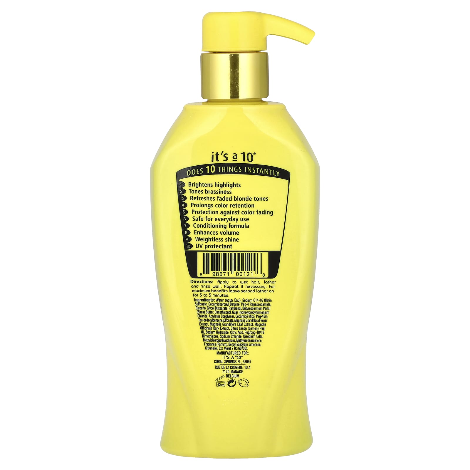 Brighten Blondes with It's a 10 Miracle Shampoo, 10 fl oz - Image 2